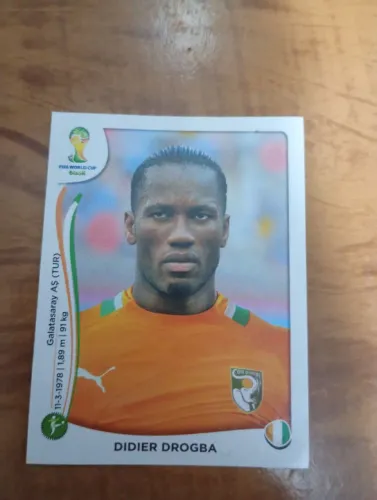 Figurinha Copa do Mundo 2014, Didier Drogba, 240