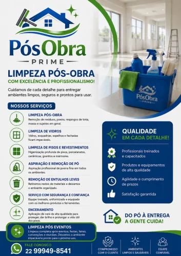 Limpeza pós-obra