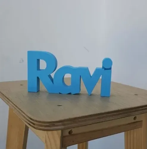 Letreiro Decorativo 3D Personalizado (QUALQUER NOME)