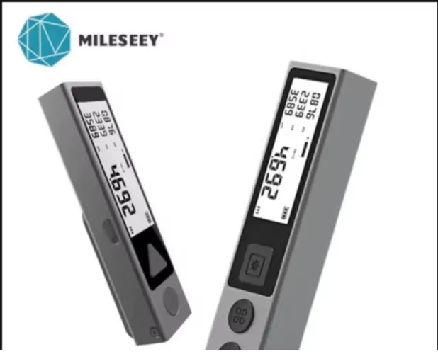 Trena a laser Mileseey M120 40M portátil em Alumínio Bluetooth