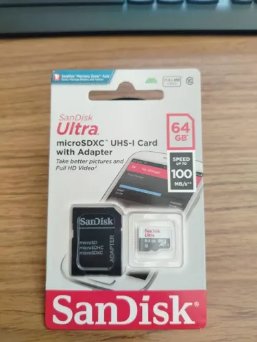CARTAO DE MEMÓRIA 64GB SANDISK