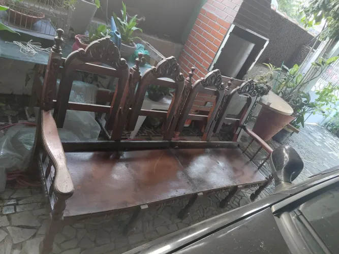 Vende se sofá madeira rústica