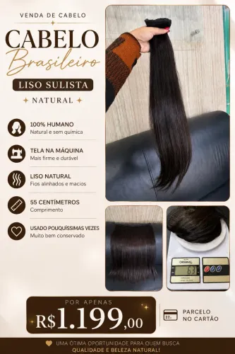 Cabelo humano brasileiro