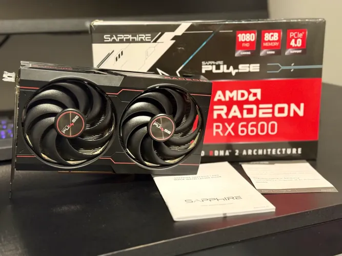 RX 6600 Sapphire Pulse - Perfeita Completa