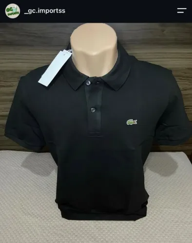 Polo básica preta