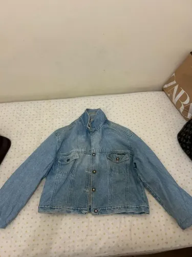 Jaqueta Jeans Lavagem Clara Y2K