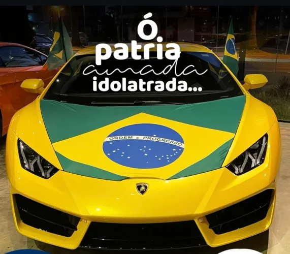 BANDEIRA BRASIL para Capô do carro 