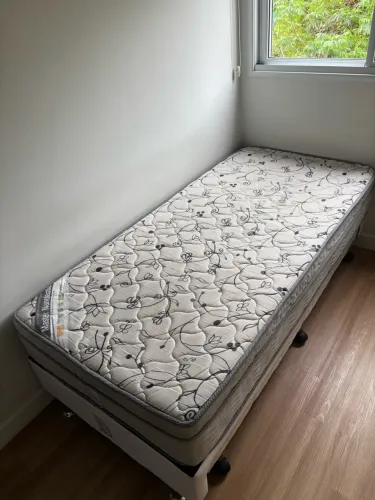 Cama Box Solteiro Ortobom Master Nanolastic + Base 88x188