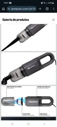 Aspirador automotivo Wap