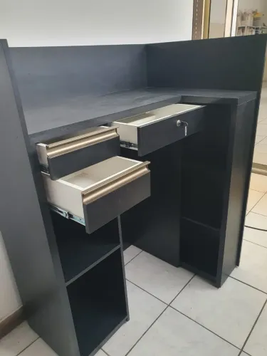 Bancada caixa de comércio