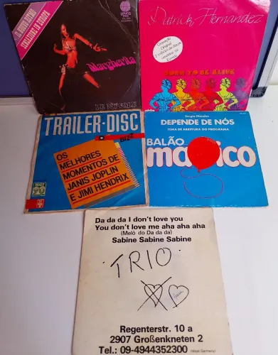 Lote 5 compactos vinil anos 70/80