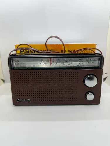Rádio Antigo Panasonic Rf-562dd2 - Completo Na Caixa