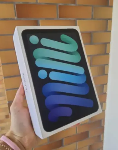 iPad  Mini (A17 Pro) 128GB + Celular - Lacrado - 1 ano de garantia - Loja Física - Até 18x