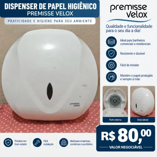 Dispenser de Papel Higiênico Premisse Velox
