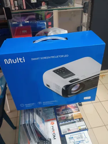 Projetor Multi PJ003 2200 Lúmens Linux HD 720p Novo Entrego Anápolis Goiânia