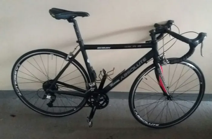 BIKE SPEED ABSOLUTE WILD, GARFO DE CARBONO VICINI, RODAS ROLAMENTADAS