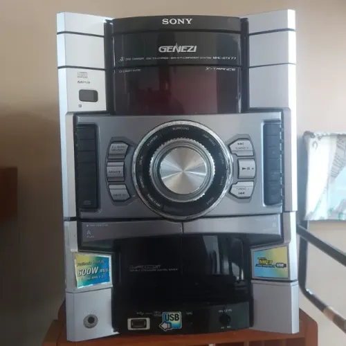 Som Sony HCD-GTX77 - Potente e de Alta Qualidade