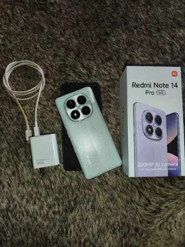 Xiaomi Redmi Note 14 pro 5g. 1 ano de uso. Valor a combinar a depender da forma de pagam.