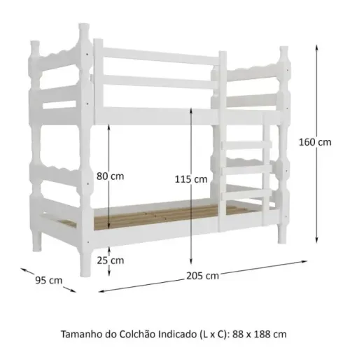 Beliche Torneada Ideal para Apartamento