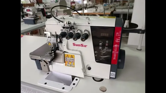 Máquina de costura R1C-4-54/433 SUNSIR OVERLOCK CONJUGADO COM DIRECT DRIVE 4 FIOS