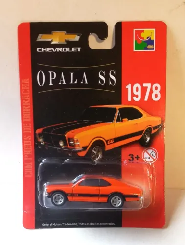 Miniatura Opala SS 1978 1:64 CKS Com Pneus De Borracha