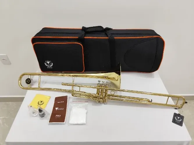 Trombone Eagle TV602 Sib - Laqueado - Novo R$3.900,00 - Parcelo 21x cartão - Aceito trocas