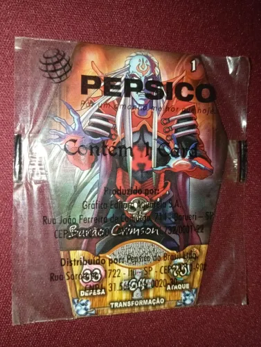 6 Cartas Vampiros Elma Chips (3 Lacradas Perfeitas)