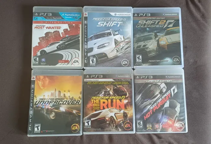 Lote 6 Need for speed de ps3 originais