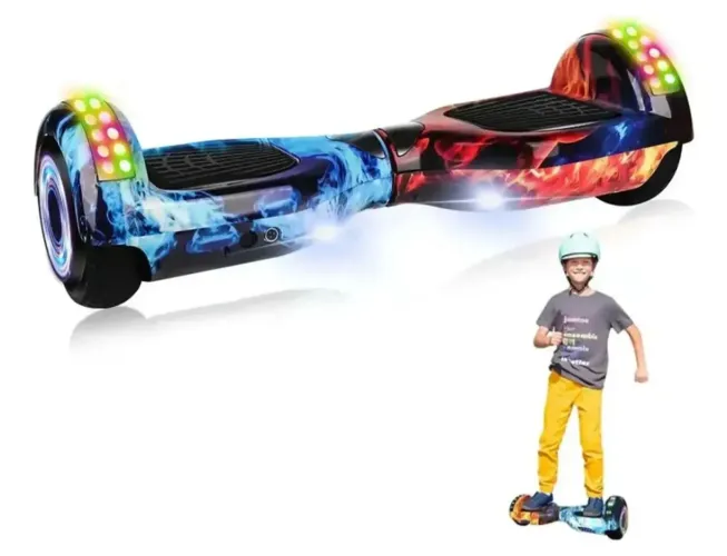 Hoverboard Infantil 6.5 Skate Elétrico Scooter Led Bluetooth