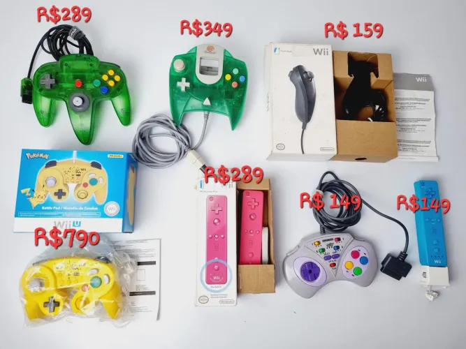 CONTROLES DE VIDEOGAMES