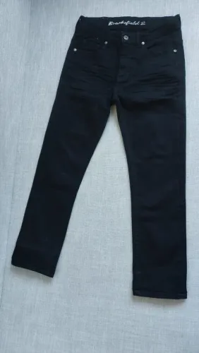 Oportunidade! Calça Jeans Preta Brooksfield Junior Tam. 14 - Excelente Estado!