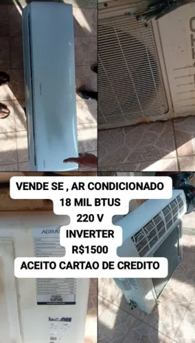 AR CONDICIONADO 18 MIL BTUS INVERTER AGRATTO