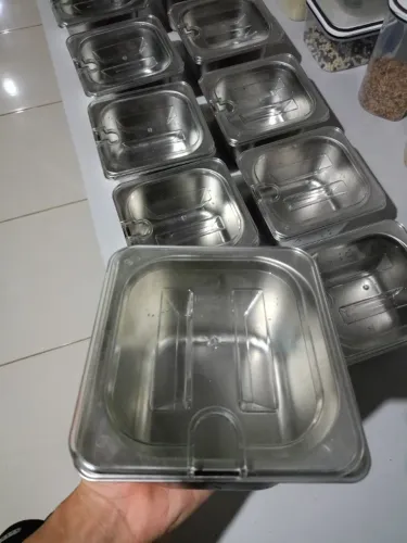 10 Cuba Gastronômica Bandeja Acrílica GN 1/6 100mm
