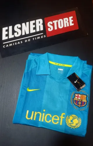 Camisa Barcelona I 2007 Ronaldinho Retro|Pronta Entrega