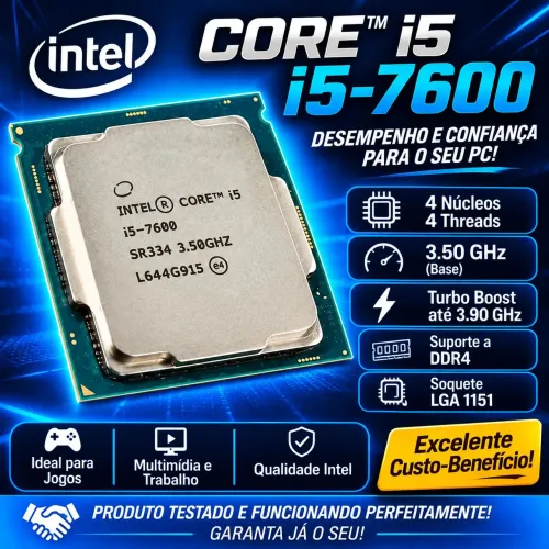 PROCESSADOR INTEL CORE i5-7600T 7ª GERAÇÃO