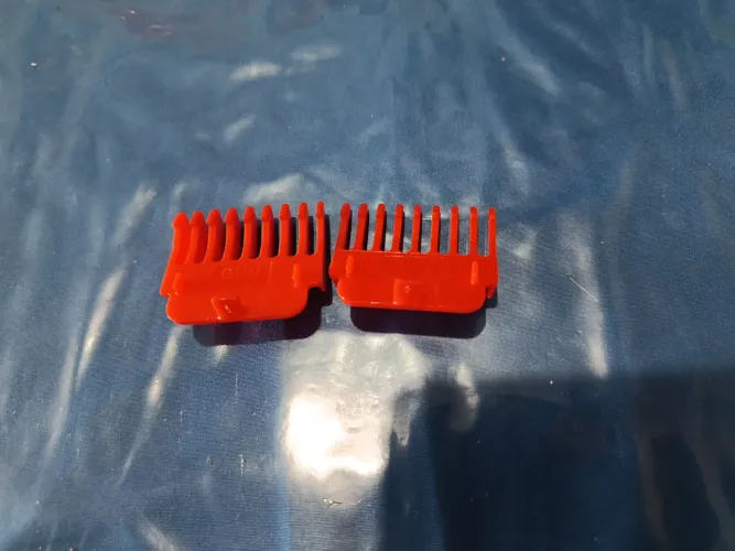 Pente laranja de reposição de máquina elétrica de cortar cabelo 