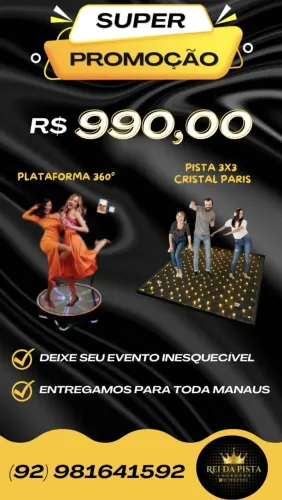 PLATAFORMA 360º + PISTA CRISTAL PARIS