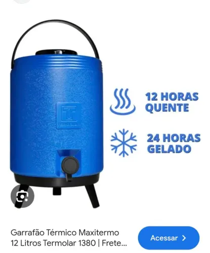 Garrafão térmico 12 L