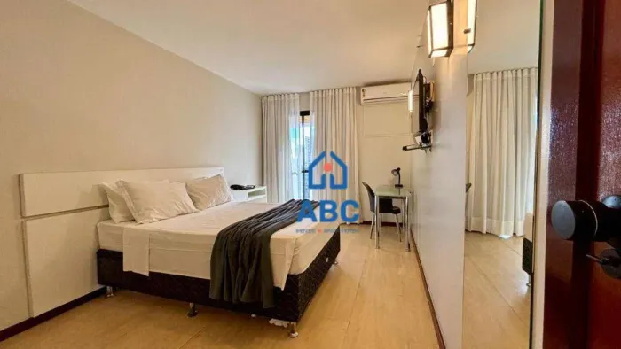 Hotel Metropolitan - Flat Mobiliado com Varanda + Lazer Completo na Cobertura