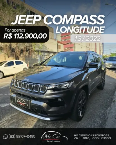 Jeep Compass Long. T270 1.3 TB 4X2 Flex AUT 2022