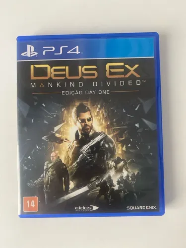 Jogo Deus Ex Makind Divided edição Day One PS4 - Original e Completo
