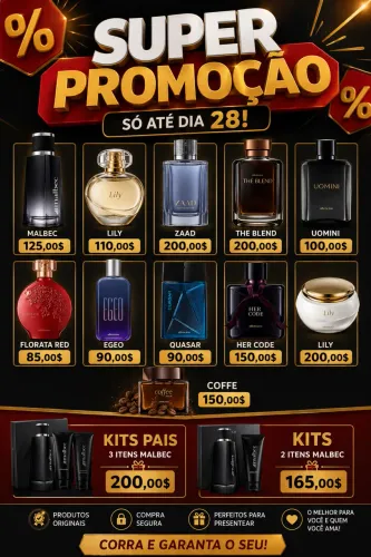 PRODUTOS O BOTICÁRIO NA PROMOÇÃO