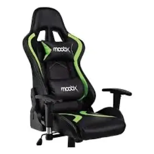 Cadeira gamer MOOBX verde e preta