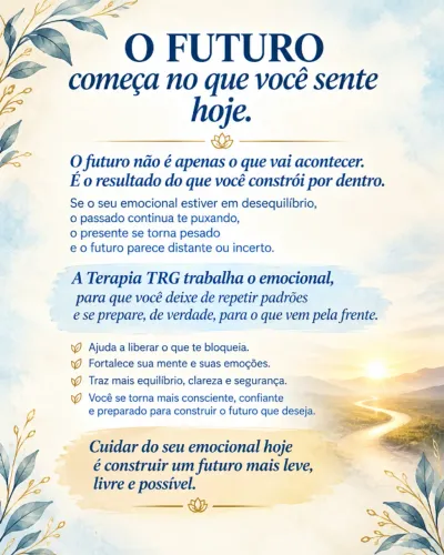 T E R A P I A - O FUTURO TE PREOCUPA?