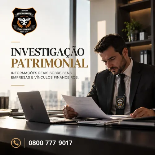 Investigação Patrimonial - Aracaju-SE - Detetive Pinheiro