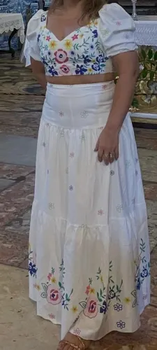 Conjunto Branco - Tamanho G
