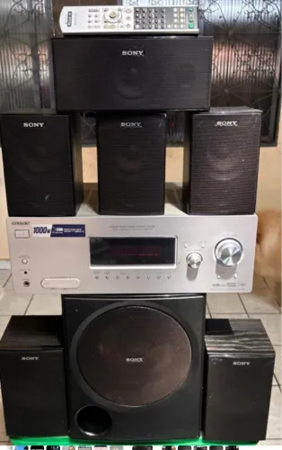 Home Theater Sony STR-K880 Muteki 6.1 Completo-Controle Original 