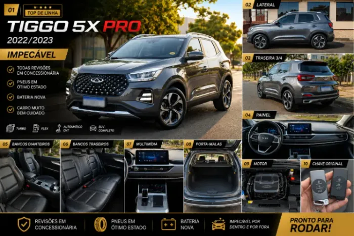 Chery Tiggo 5X Pro 1.5 Turbo Flex Aut. 2023