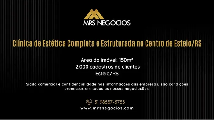 Clínica de Estética Completa e Estruturada no Centro de Esteio/RS