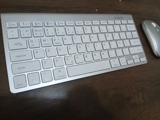 Kit Teclado e Mouse Slim B-Max sem Fio